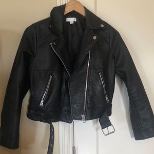 Top shop feaux leather jacket